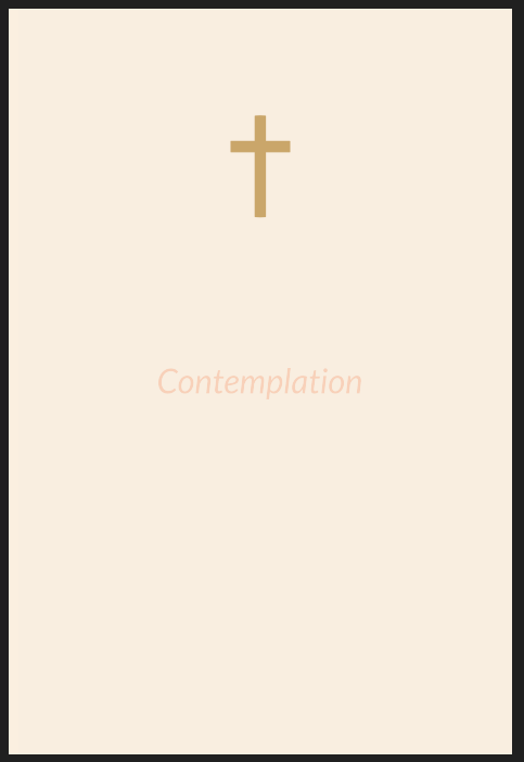 Contemplation page